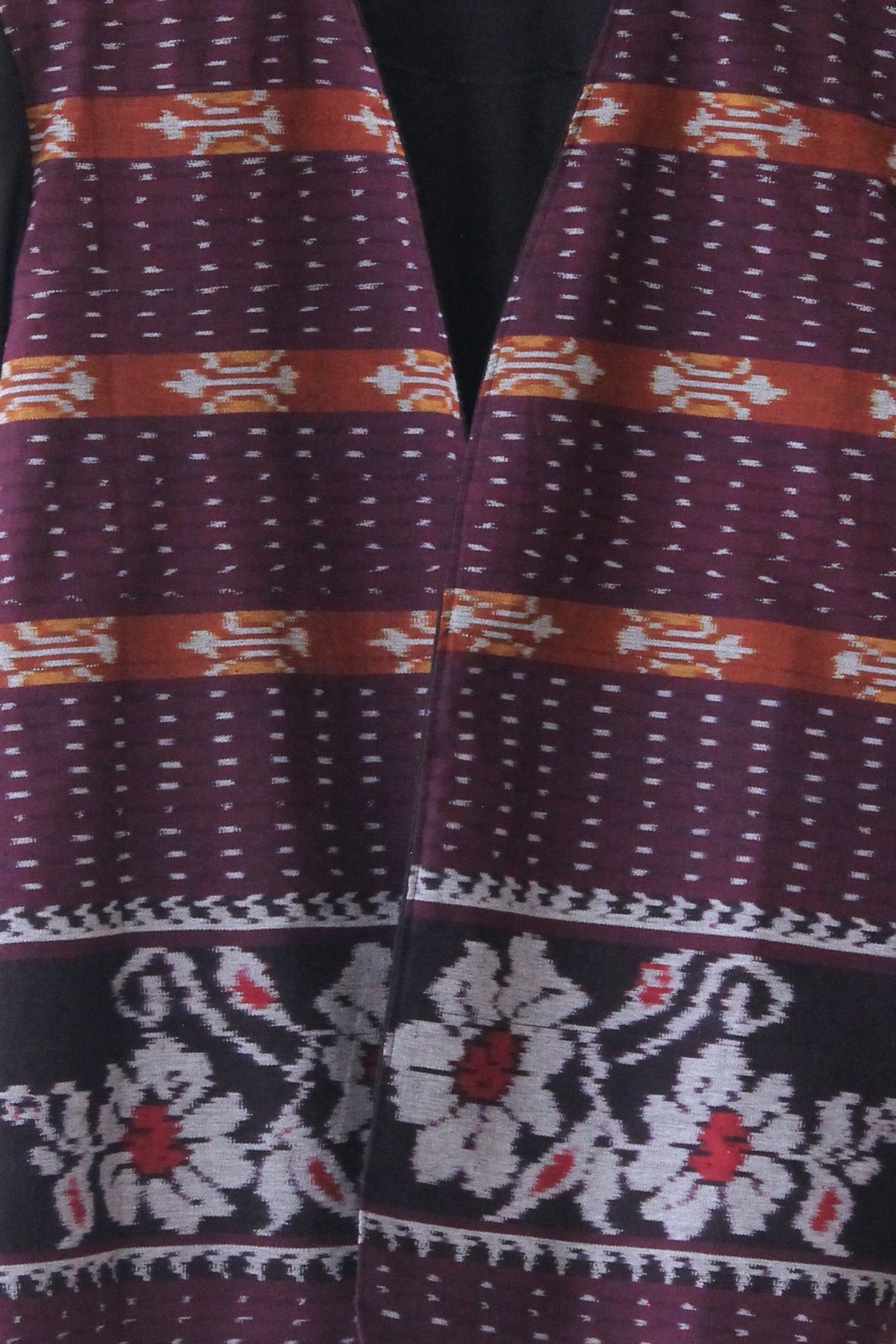 Freya Burgundy Tenun Outer