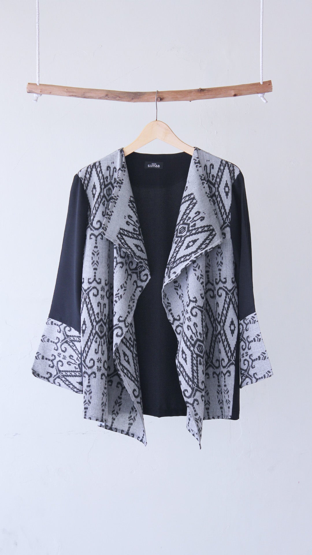 Hezi Grey Tenun Outer
