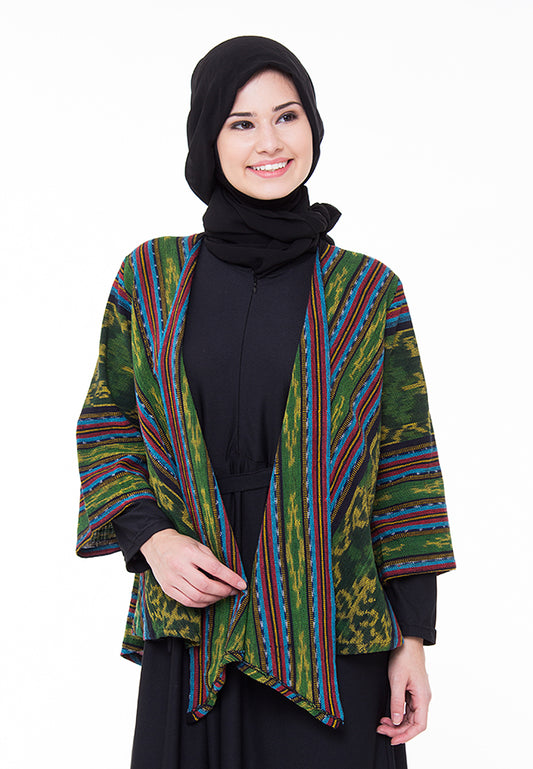 Iswari Iva Green Tenun Outer