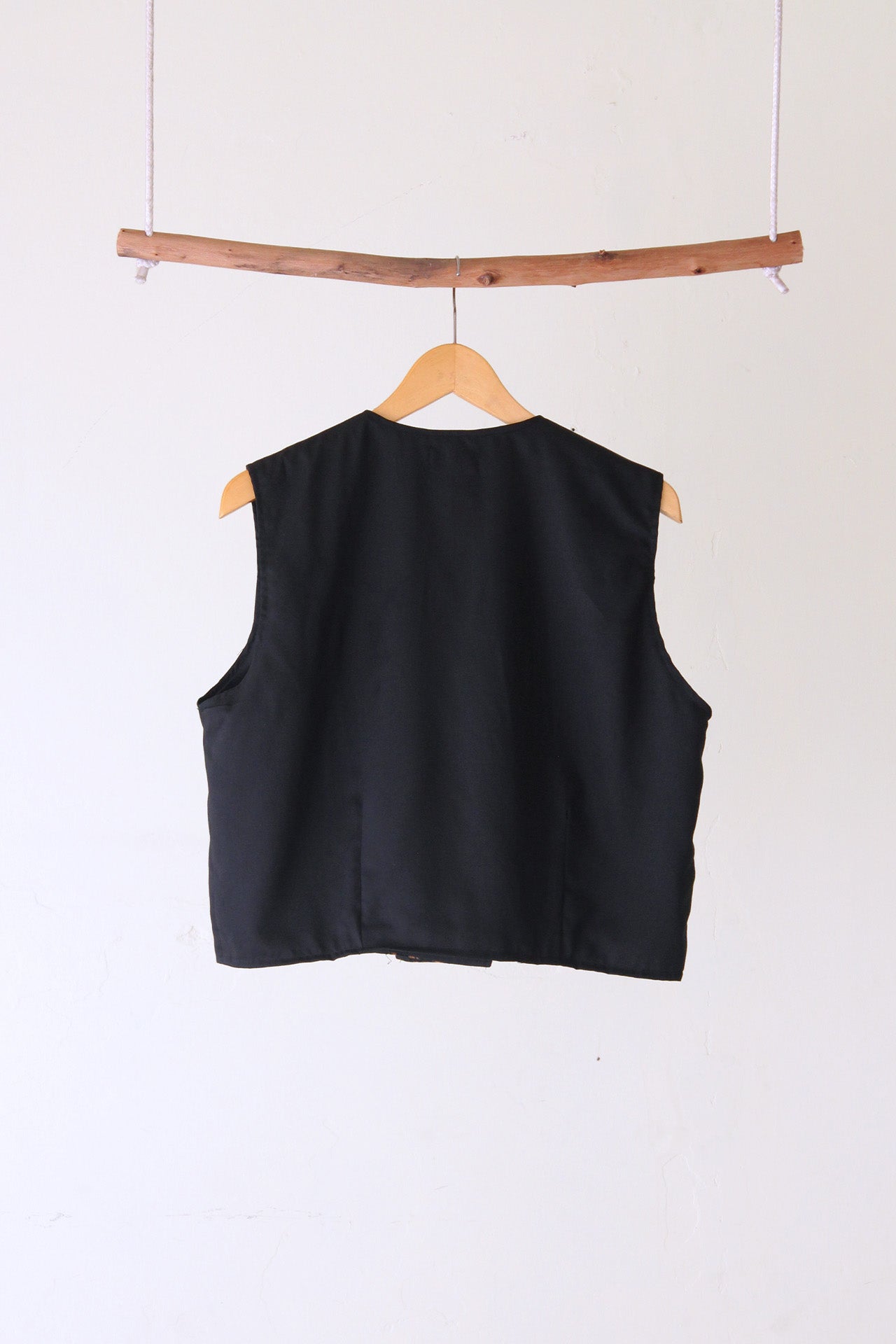 Lale Black Gold Tenun Vest
