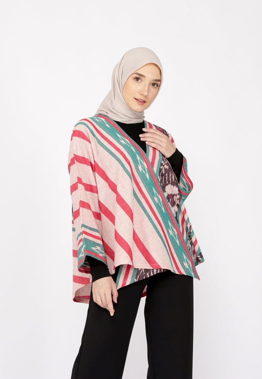 Iswari Pink Tenun Outer