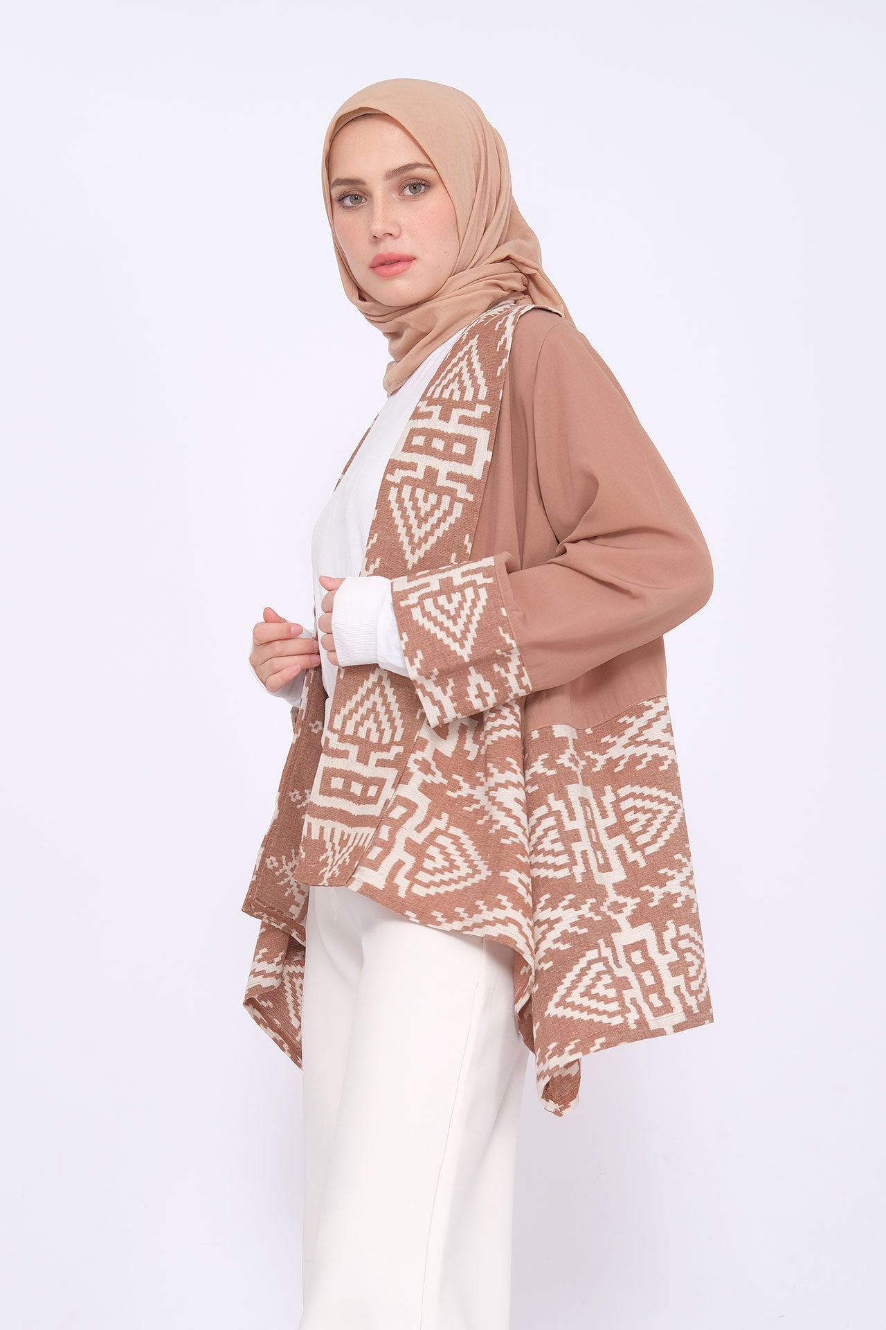 Miray Light Brown Tenun Outer