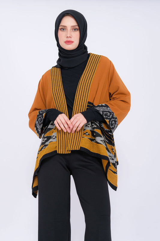 Miray Mustard Tenun Outer