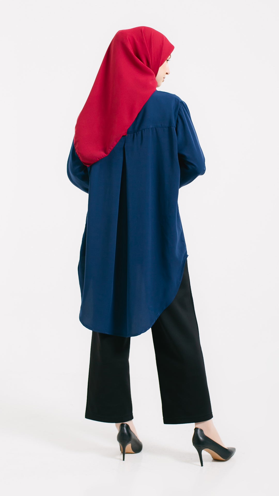 Naima Navy Tenun Tunic